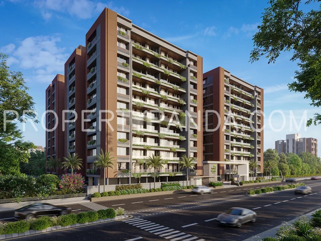 Apple Green Homes 3 BHK Flats for Sale in Koba, Gandhinagar by Abhishek Infra Property Panda